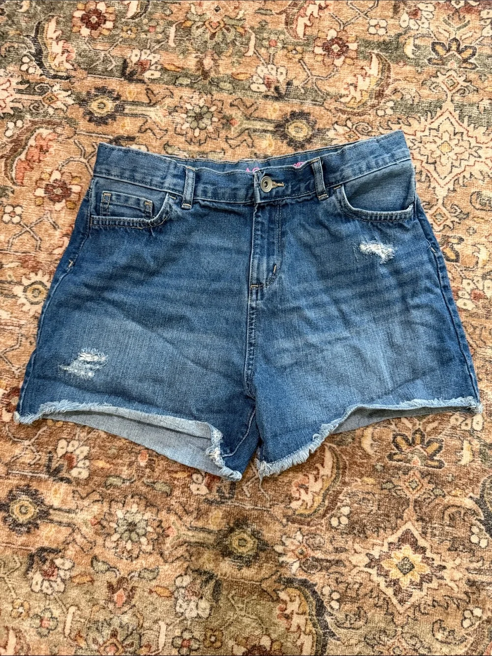 The Children's Place Distressed Denim Shorts - Blue